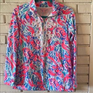 Lilly Pulitzer Skipper Popover Cosmic Coral